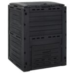 Provira Compostbak 280 L polypropeen zwart