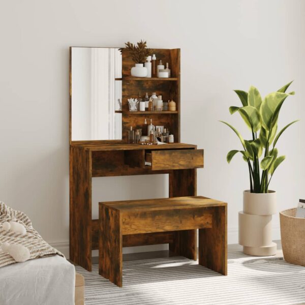 Provira Kaptafelset 74,5x40x141 cm gerookt eiken