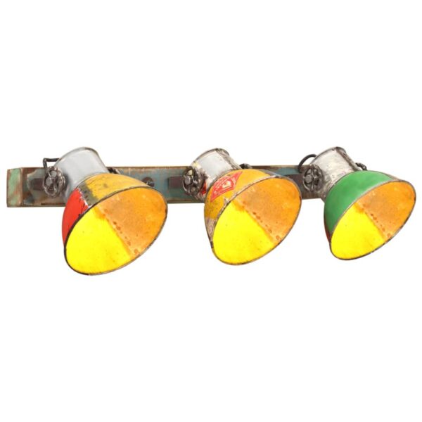Provira Wandlamp industrieel E27 65x25 cm meerkleurig