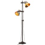 Provira Vloerlamp met 2 lampenkappen E27 meerkleurig