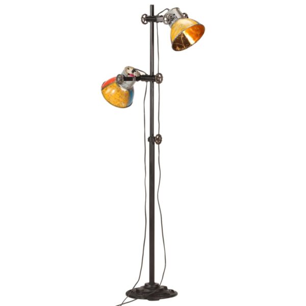 Provira Vloerlamp met 2 lampenkappen E27 meerkleurig