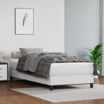 Provira Pocketveringmatras 80x200x20 cm kunstleer wit