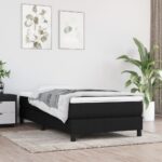 Provira Pocketveringmatras 90x200x20 cm stof zwart