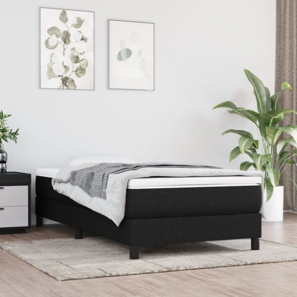 Provira Pocketveringmatras 90x200x20 cm stof zwart