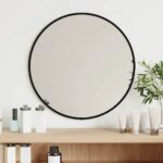 Provira Wandspiegel rond Ø40 cm zwart