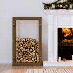 Provira Haardhoutrek 60 x 25 x 100 cm massief grenenhout honingbruin