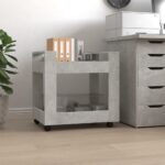 Provira Bureaukastje 60x45x60 cm bewerkt hout betongrijs
