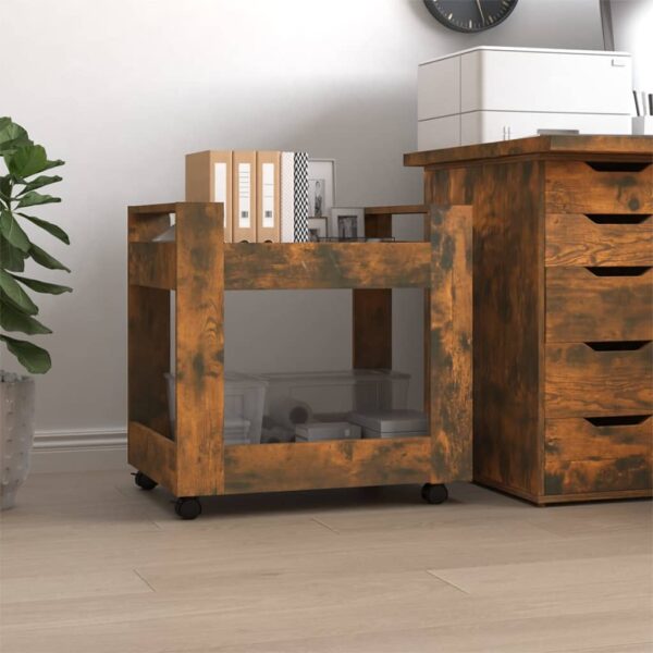 Provira Bureaukastje 60x45x60 cm bewerkt hout gerookt eikenkleurig