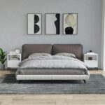 Provira Nachtkastjes 2 st 40x35x50 cm wit
