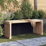 Provira Tuinbankje verlengbaar 212,5x40,5x45 cm massief grenenhout