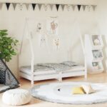 Provira Kinderbedframe 70x140 cm massief grenenhout wit