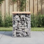 Provira Tuinbank schanskorfontwerp 33x31x42 cm massief grenenhout