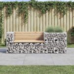 Provira Tuinbank met schanskorf massief grenenhout