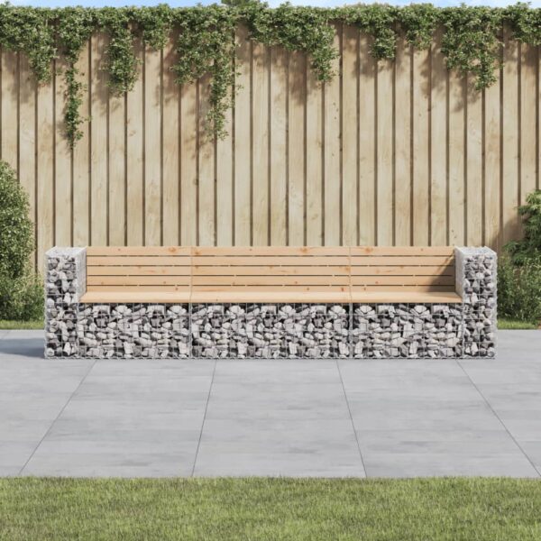 Provira Tuinbank schanskorfontwerp 287x71x65,5 cm massief grenenhout