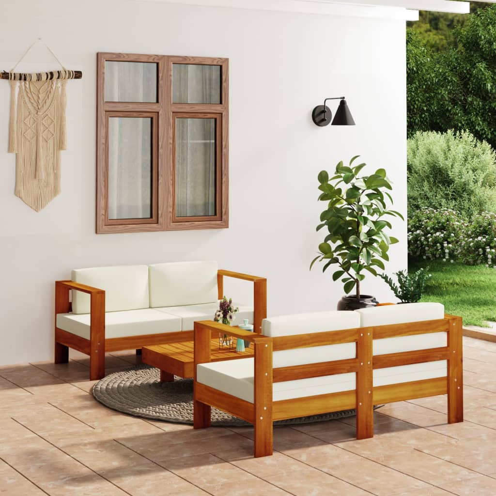 8720845557454_m_en_hd_1 Provira 3-delige Loungeset met crèmewitte kussens massief hout - Image 1
