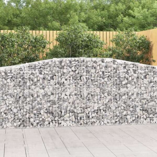 Provira Schanskorven 8 st gewelfd 400x50x100/120 cm ijzer
