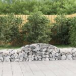 Provira Schanskorven 9 st gewelfd 300x50x40/60 cm gegalvaniseerd ijzer