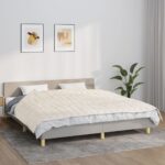 Provira Verzwaringsdeken 155x220 cm 11 kg stof lichtcrèmekleurig