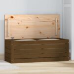 Provira Opbergbox honingbruin 89x36,5x33 cm massief grenenhout