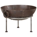 Provira Vuurplaats 55x55x38 cm ijzer