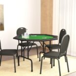 Provira Pokertafel voor 8 spelers inklapbaar 108x108x75 cm groen