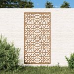 Provira Wanddecoratie tuin Moors ontwerp 105x55 cm cortenstaal