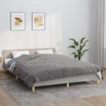 Provira Verzwaringsdeken 220x240 cm 11 kg stof grijs
