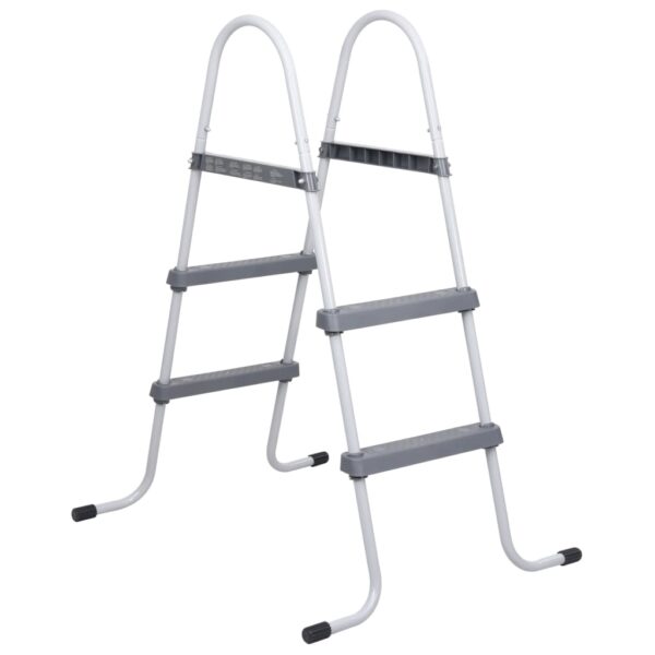 Provira Zwembadladder 84 cm staal grijs
