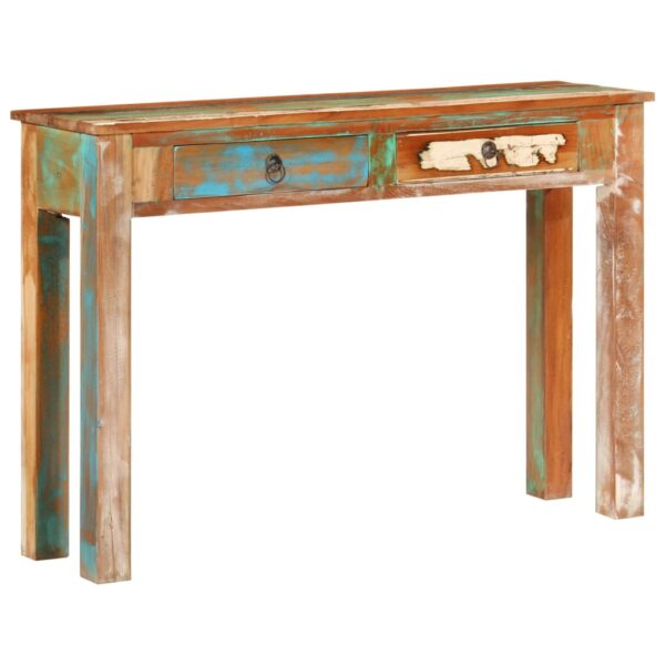 Provira Wandtafel 110x30x75 cm massief gerecycled hout