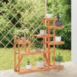 Provira Plantenstandaard 110x25x111 cm massief vurenhout