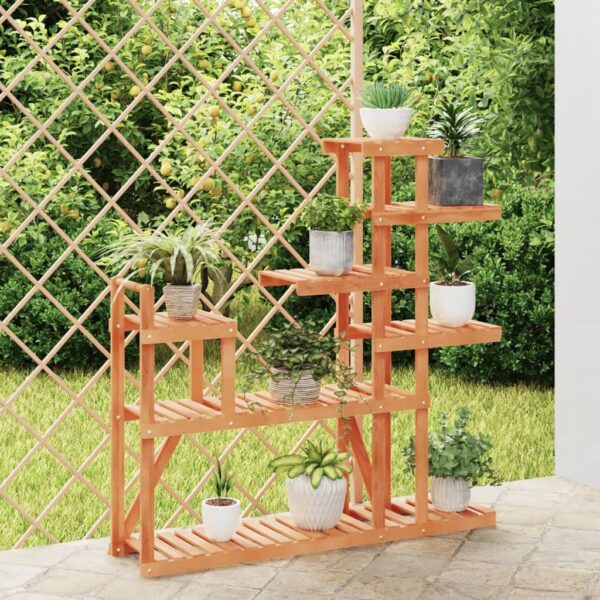 Provira Plantenstandaard 110x25x111 cm massief vurenhout
