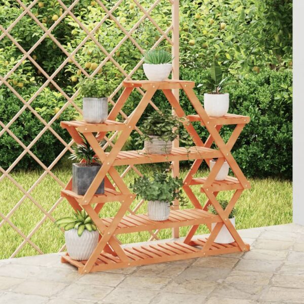 Provira Plantenstandaard 110x25x105 cm massief vurenhout