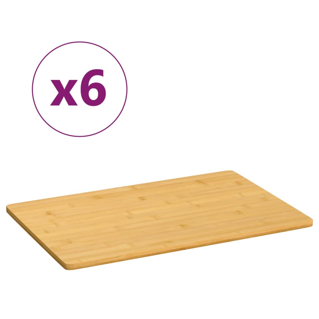 8720845773786_a_en_hd_1 Provira Ontbijtborden 6 st 35x23x0,8 cm bamboe - Image 1
