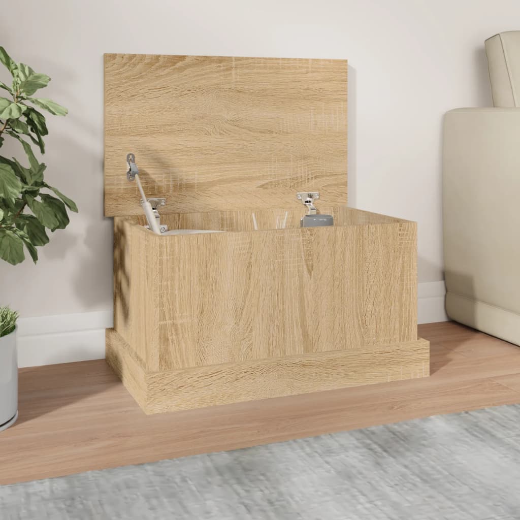 8720845793890_m_en_hd_1 Provira Opbergbox 50x30x28 cm bewerkt hout sonoma eikenkleurig - Image 1
