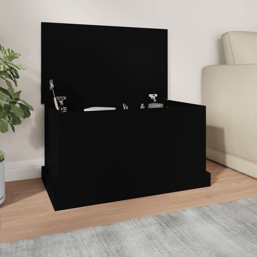 8720845793951_m_en_hd_1 Provira Opbergbox 70x40x38 cm bewerkt hout zwart - Image 1