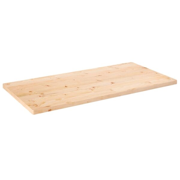 Provira Tafelblad rechthoekig 100x60x2,5 cm massief grenenhout
