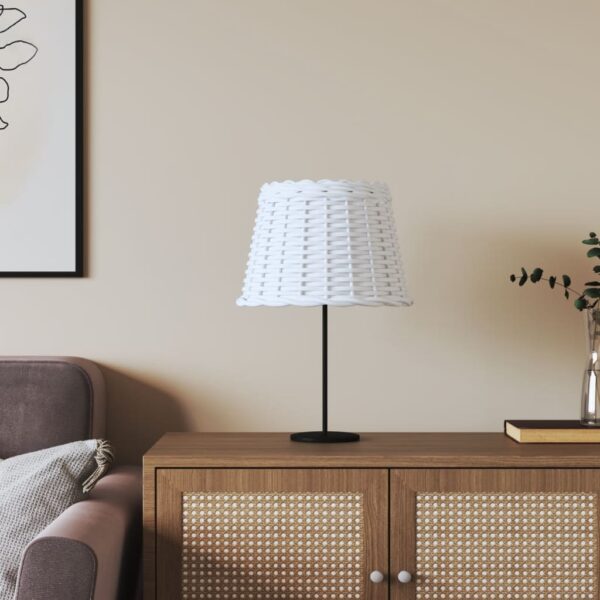 Provira Lampenkap Ø30x20 cm wicker wit