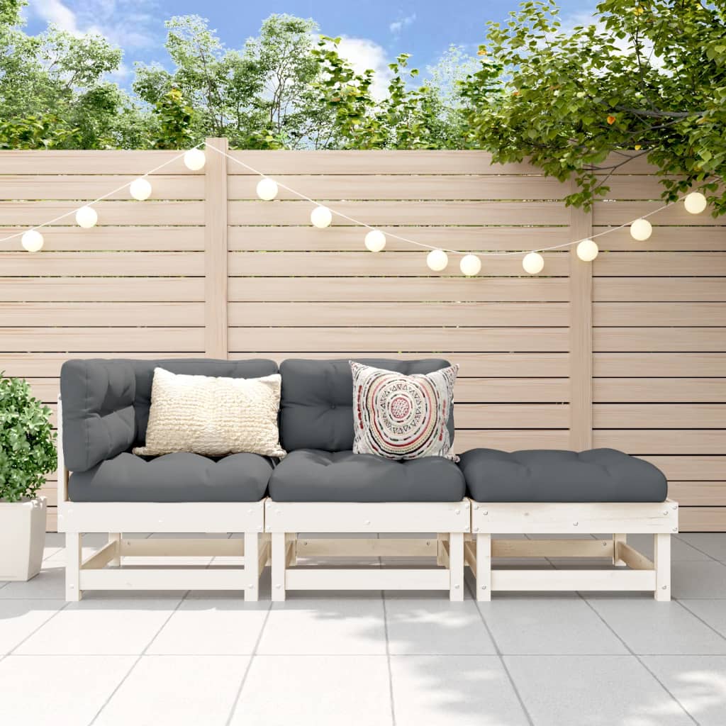 8720845806132_m_en_hd_1 Provira 3-delige Loungeset massief grenenhout wit - Image 1