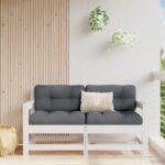 Provira Tuinhoekbanken 2 st massief grenenhout wit