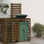 Provira Containerberging verlengstuk massief grenenhout honingbruin