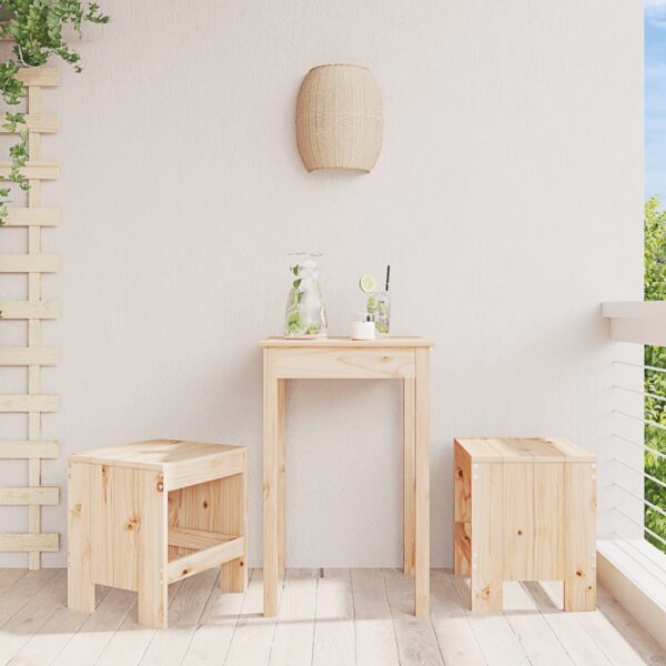 Provira Tuinkrukken 2 st 40x36x45 cm massief grenenhout