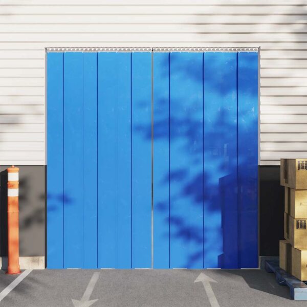 Provira Deurgordijn 200x1,6 mm 25 m PVC blauw