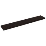 Provira Wandschap behandeld massief eikenhout donkerbruin