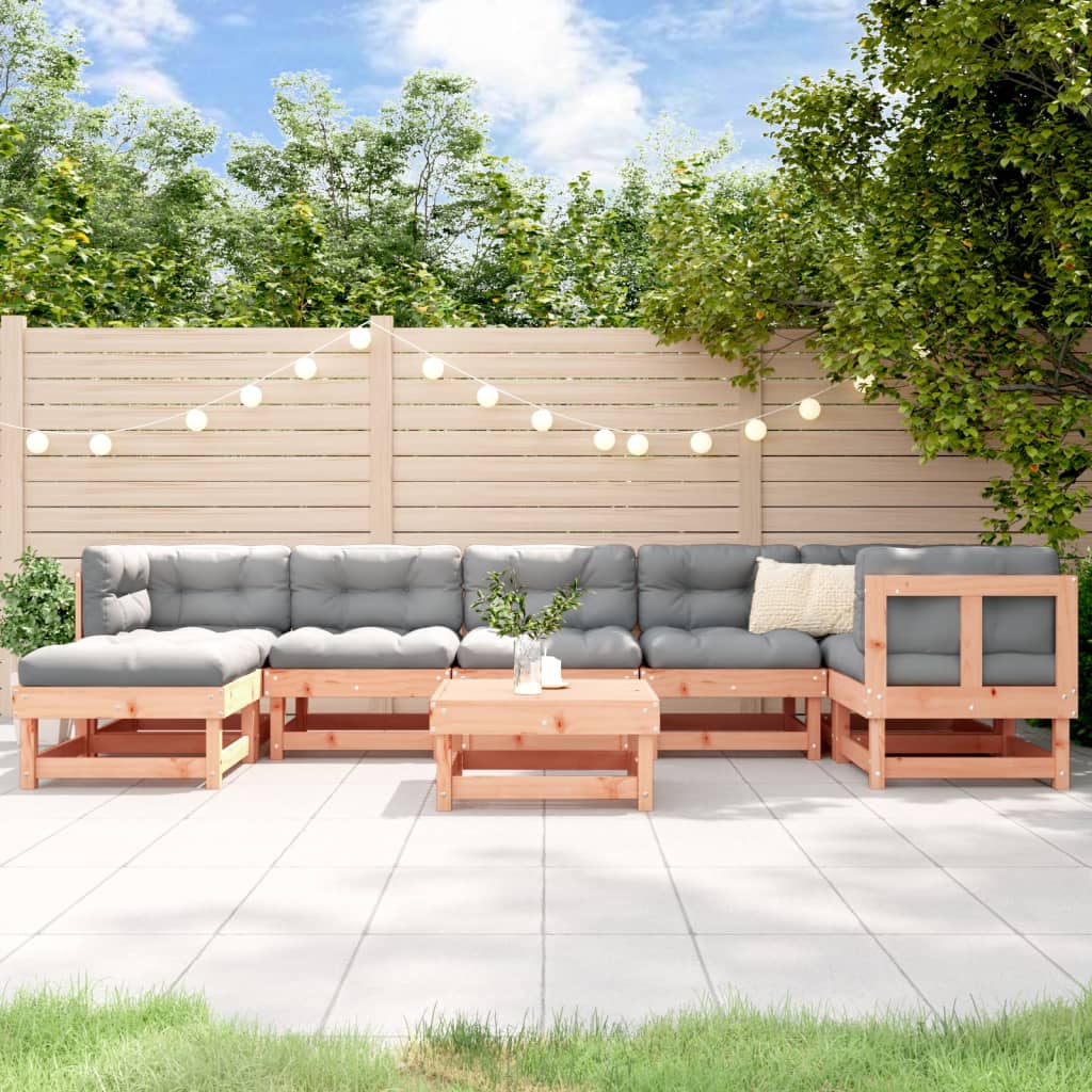8720845837105_m_en_hd_1 Provira 8-delige Loungeset met kussens massief douglashout - Image 1