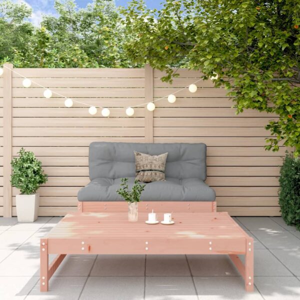 Provira 2-delige Loungeset met kussens massief douglashout