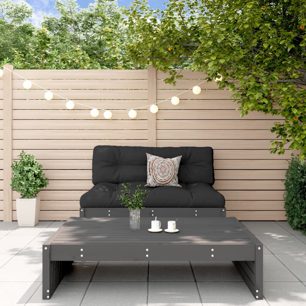 8720845839949_m_en_hd_1 Provira 2-delige Loungeset met kussens massief hout grijs - Image 1