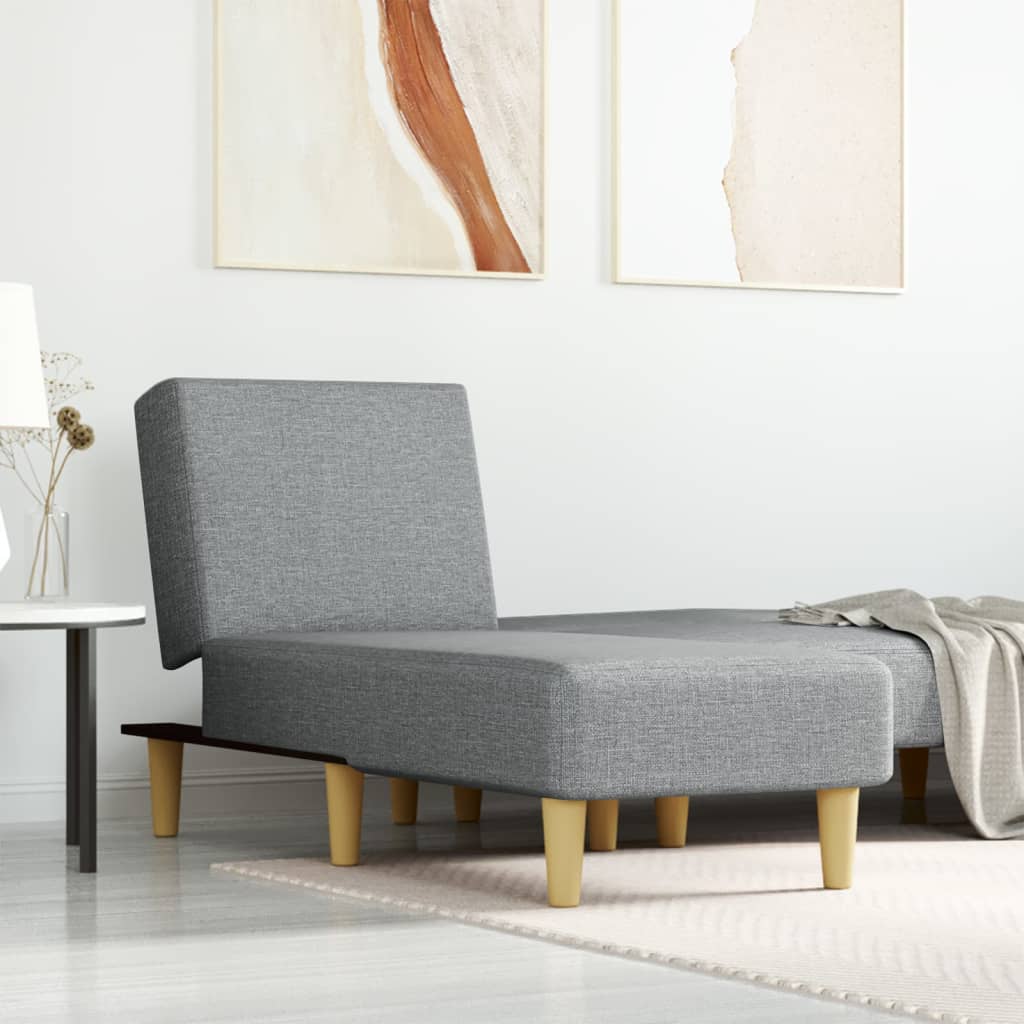 8720845847173_m_en_hd_1 Provira Chaise longue stof lichtgrijs - Image 1