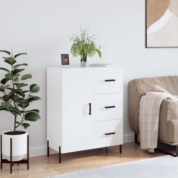 Provira Dressoir 69,5x34x90 cm bewerkt hout wit