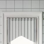 Provira Gordijnrails 2 st 40-60 cm aluminium wit en zilverkleurig