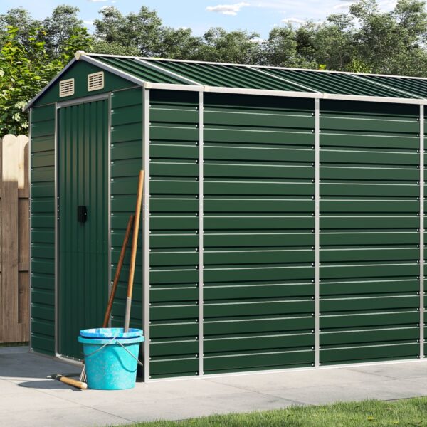 Provira Tuinschuur 191x470x198 cm gegalvaniseerd staal groen